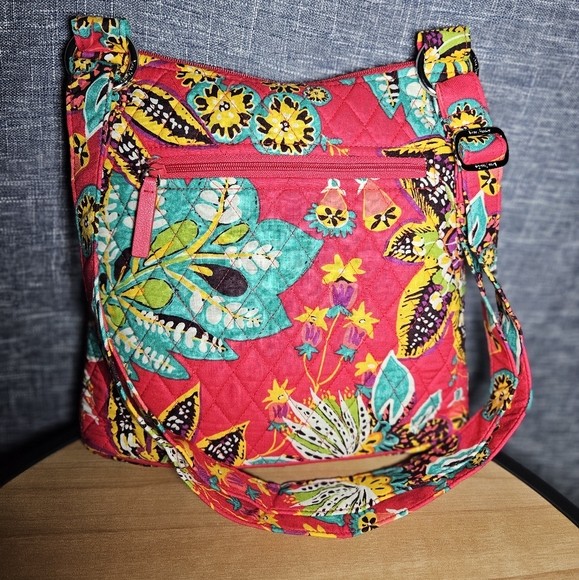Vera Bradley Hipster Rumba Red Tropical Floral - Picture 5 of 7